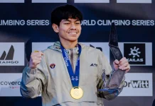 Putra Tri Ramadani Cetak Sejarah, Raih Emas Lead World Climbing Series Praha 2026