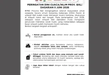 Bali Masuki Kemarau, BPBD Keluarkan Waspada