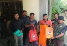 Hujan Deras Rendam Rumah di Sari Mekar