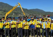 Eceng Gondok Ancam Danau Buyan, Pembersihan Kolaboratif Terus Digencarkan