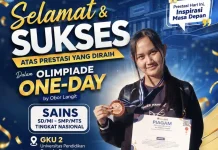 Spenpraja Raih Juara 3 Olimpiade Tingkat Nasional
