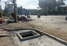 Penataan Pedestrian Jalan Ngurah Rai Jembrana Mulai Dikerjakan