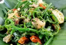 Resep Rumahan Sayur Pakis Sambal Embe, Menu Sederhana dengan Cita Rasa Khas Bali