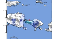 Gempa M 4,1 Guncang Jembrana, Terasa hingga Buleleng dan Banyuwangi