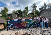 IKA Foursma Singaraja Langsung Bergerak, Bedah Rumah Jadi Aksi Perdana