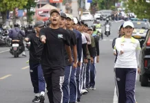 Tim Gerak Jalan Spenpraja Matangkan Persiapan jelang Lomba