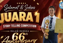 Spenpraja Raih Juara 1 Kompetisi Story Telling Serangkaian HUT Skenda ke-66