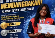 Spenpraja Gaet Medali Kejuaraan Selam Piala Bupati Badung Finswimming Open 2026