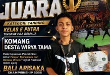 Spenpraja Raih Juara 1 Nasional Bali Arisaka Championship 2026
