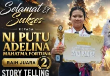 Spenpraja Sabet Juara 2 Story Telling Contest Tingkat Provinsi