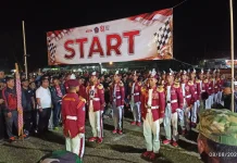 SMANBARA dan Pasikian Yowana Kubutambahan Juarai Lomba Gerak Jalan 45 Kilometer