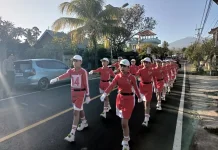 Puluhan Regu Pelajar Meriahkan Gerak Jalan HUT RI di Sukasada