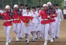 Bupati Kembang Pimpin Upacara HUT ke-81 RI di Jembrana