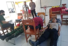 Donor Darah Warnai HUT ke-15 SMA Negeri 2 Mendoyo