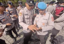 Propam Polres Jembrana Cek Ponsel Personel, Antisipasi Judol dan Pinjol