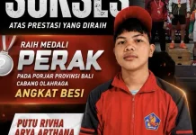 Spenpraja Kembali Berprestasi, Raih Medali Perak Porjar Provinsi Bali