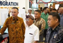 Dirjen Resmikan Immigration Lounge, Urus Paspor Kini di Discovery Mall
