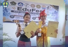 Kembali Berpestasi, 2 Siswi Spensaraja Raih Juara Lomba Story Telling