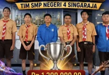 Spenpraja Gaet Juara 2 Lomba Esport Mobile Legends Buleleng Scout Festival