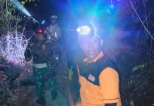 Kebakaran Lahan Terjadi di Temukus, Tim Gabungan Lakukan Pembasahan