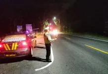 Patroli Cahaya Biru Polsek Melaya Sasar Jalur Pesisir