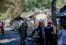 Kebakaran Hanguskan Tujuh Ruko di Tejakula, Dua Rumah Terdampak