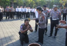 Jelang Purnabakti, Ipda Wayan Suadnyana Naik Pangkat