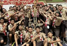 Spensaraja Raih 3 Prestasi dalam Lomba LKBB Tongkat Tingkat Pramuka Penggalang