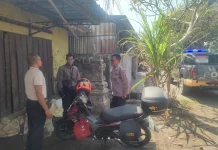 Laporan 110 Ditindaklanjuti, Warga Pekutatan Dibawa ke Puskesmas