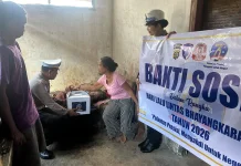 Satlantas Polres Jembrana Hadir Berbagi untuk Warga