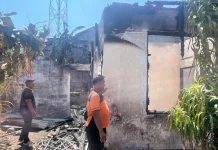 Rumah Dinas Penjaga DAM Bulian Terbakar, Kerugian Ditaksir Rp150 Juta