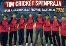 Tim Cricket Spenpraja Borong Medali di Porjar Provinsi Bali 2026