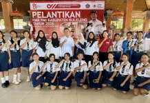 Puluhan Siswa Spenpraja Dilantik, Siap Jadi Relawan PMI Masa Depan