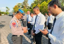 Cegah Judi Online, Propam Polres Jembrana Periksa 127 Ponsel Personel