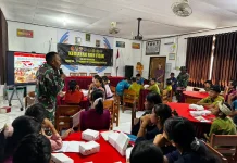 Satgas TMMD 127 Perkuat Karakter Pelajar