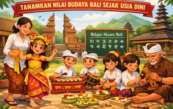 Festival Budaya Rare Bali School Libatkan Anak dan Orang Tua Lestarikan Tradisi