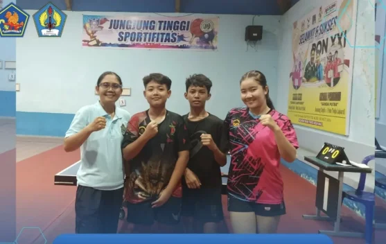 Spensaraja Toreh Prestasi Porjar Cabang Tenis Meja se-Buleleng