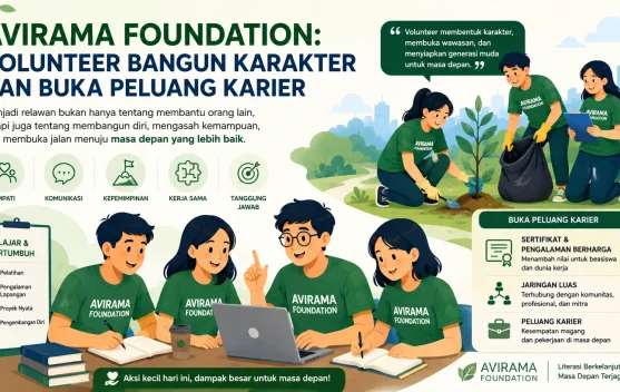 Avirama Foundation: Volunteer Bangun Karakter dan Buka Peluang Karier
