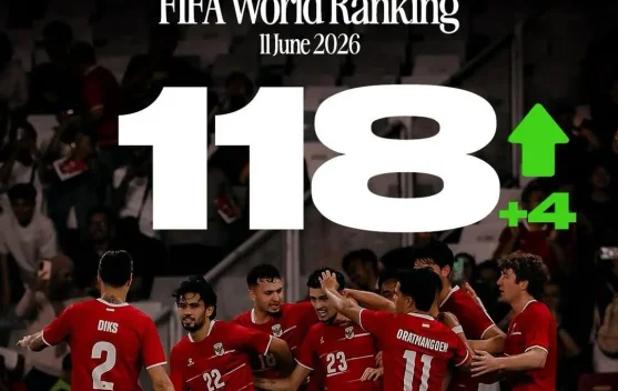 Update Peringkat FIFA, Indonesia Kini Duduki Posisi 118 Dunia