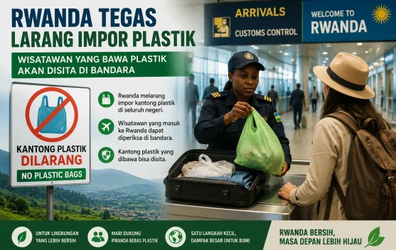 Rwanda Tegas Perangi Sampah Plastik