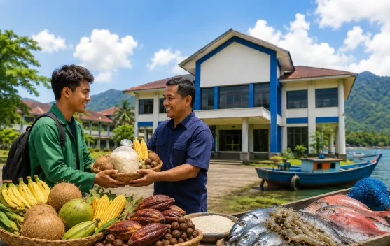 Universitas Muhammadiyah Maumere Terima UKT dari Hasil Panen Mahasiswa