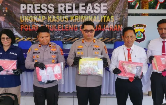 Polisi Ungkap Curanmor 4 TKP dan 9 Kasus Narkoba di Buleleng