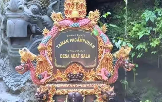 Taman Pacampuhan Desa Adat Sala, Destinasi Wisata Spiritual Sarat Makna