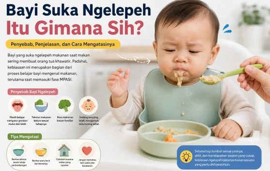 Bayi Ngelepeh Makanan saat MPASI, Normal atau Perlu Khawatir?