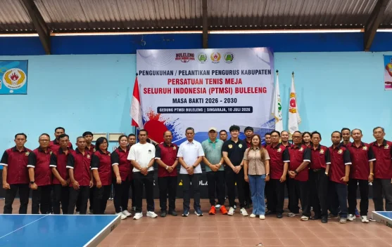 PTMSI Buleleng Bidik Hattrick Juara Umum Tenis Meja Porprov 2027