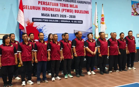 Made Lestariana Kembali Nahkodai PTMSI Buleleng hingga Tahun 2030