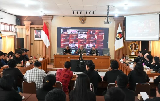 KPU Buleleng Matangkan Kompetensi Humas dan Protokol Lewat Bimtek