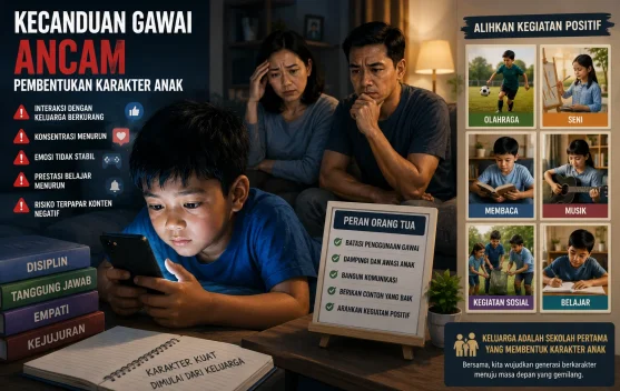 Kecanduan Gawai Ancam Pembentukan Karakter Anak
