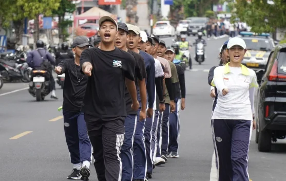 Tim Gerak Jalan Spenpraja Matangkan Persiapan jelang Lomba