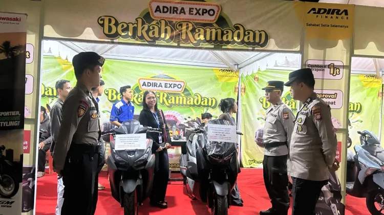 Polres Sekadau Pastikan Kondusifitas Expo Berkah Ramadhan 2026